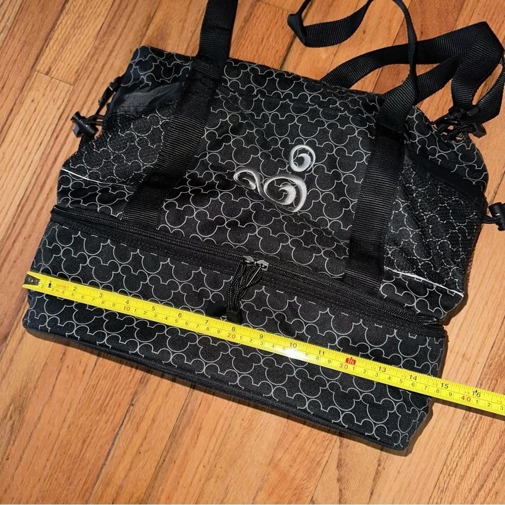 Disney Black Baby Bag with White Accents NWOT